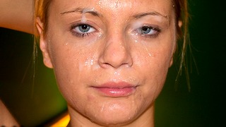 Sexy Blonde Amateur Takes Plasted In Cum