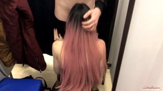Market Boss Catched Me For A Oral Sex In The Fitting Place – Amateur Outdoor