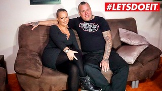 Letsdoeit – German Tattooed Pair Fucks For The First Time At Tape