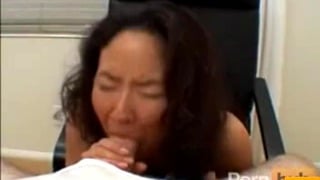 Oriental Babe Blow and Fuck the Fat Guy