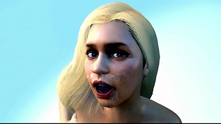 Emilia Clarke Sperm on My Face