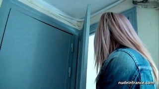Darling Amateur Blonde Ass Pounded and Jizzed on Boobs in Pov