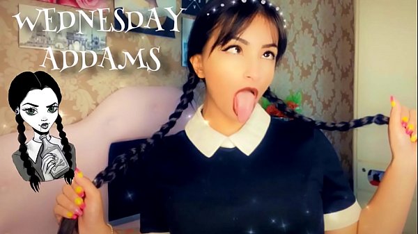 Wandinha Addams Fazendo Ahegao E Garganta Profunda – Exxxtra Sloppy Ahegao Deep Throat Blowjob Wednesday Addams Cosplay