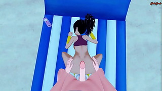Kale Gets Fucked at the Beach from Your Pov, Titty Fuck and Missionary Cream Pie – Dragon Ball Hentai.