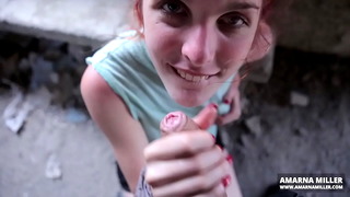 Amarna.miller-Blowjob On The Abandoned Household