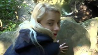 Blond Teen Gets Fucked And Sucks Cock In A Forest Riley Celebrity
