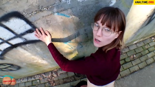 Fucked Young Student In Public Apartment Pov