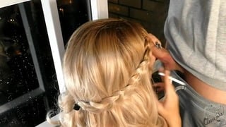 Sexy Blond Smokes On The Balcony And Sucks A Dirty Cock