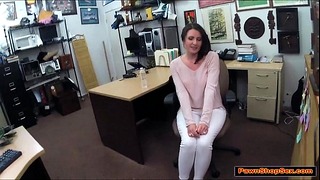 Lady Needs The Pawnshop Owners Big Cock And Gets Facefucked