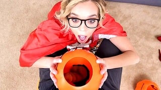 Tiny Stepsister Lollipops Brothers Dick After Trick Or Treating
